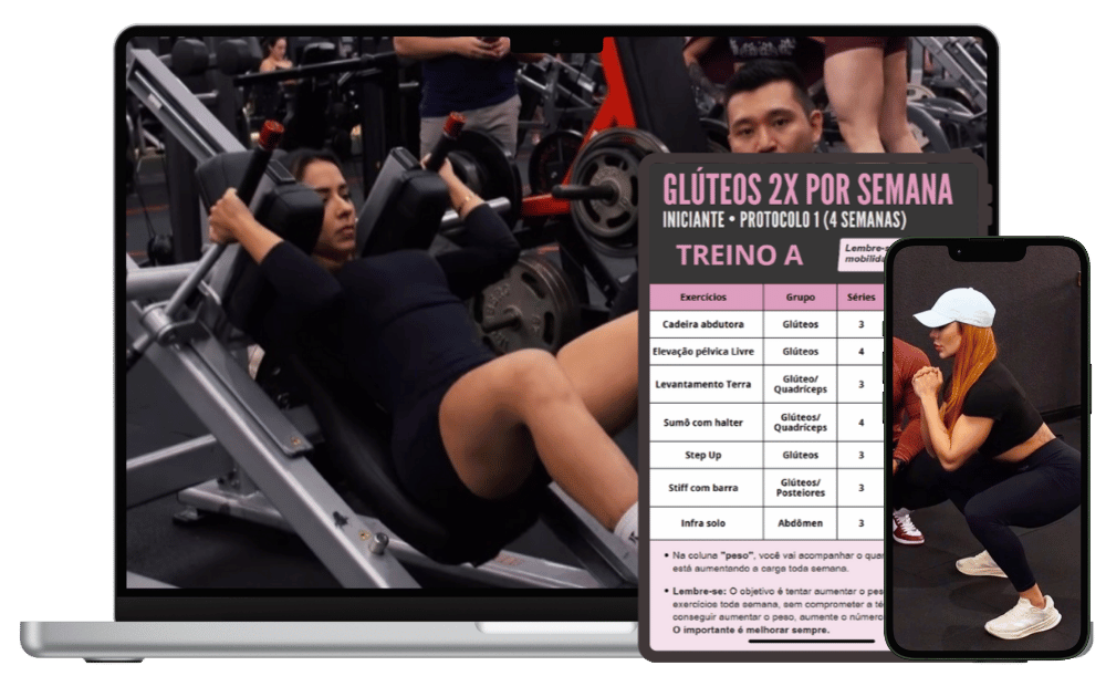 Treino modelador de glúteos